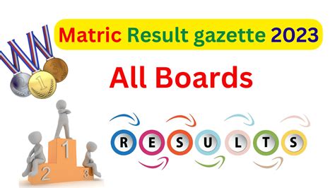 Result Gazettes .